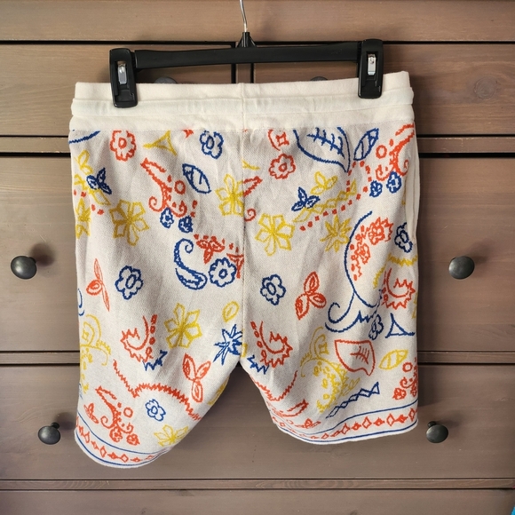 ZARA Men's Abstract Knit Shorts Size Medium - Picture 2 of 9